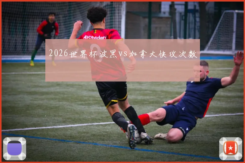 2026世界杯波黑vs加拿大快攻次数